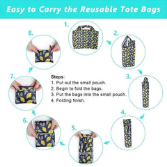 Striped Tote Bag Handbag Large Reusable Shopping Bag
