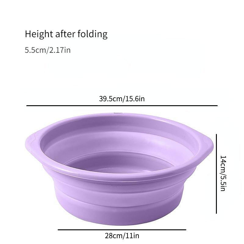 Foldable Washbasin for Easy Cleaning and Storage