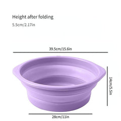 Foldable Washbasin for Easy Cleaning and Storage