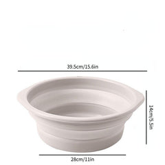 Foldable Washbasin for Easy Cleaning and Storage