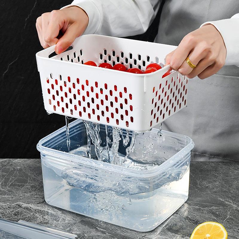 Fresh Keeping Box for Fruits/Vegetables with Lid - Food Storage Container