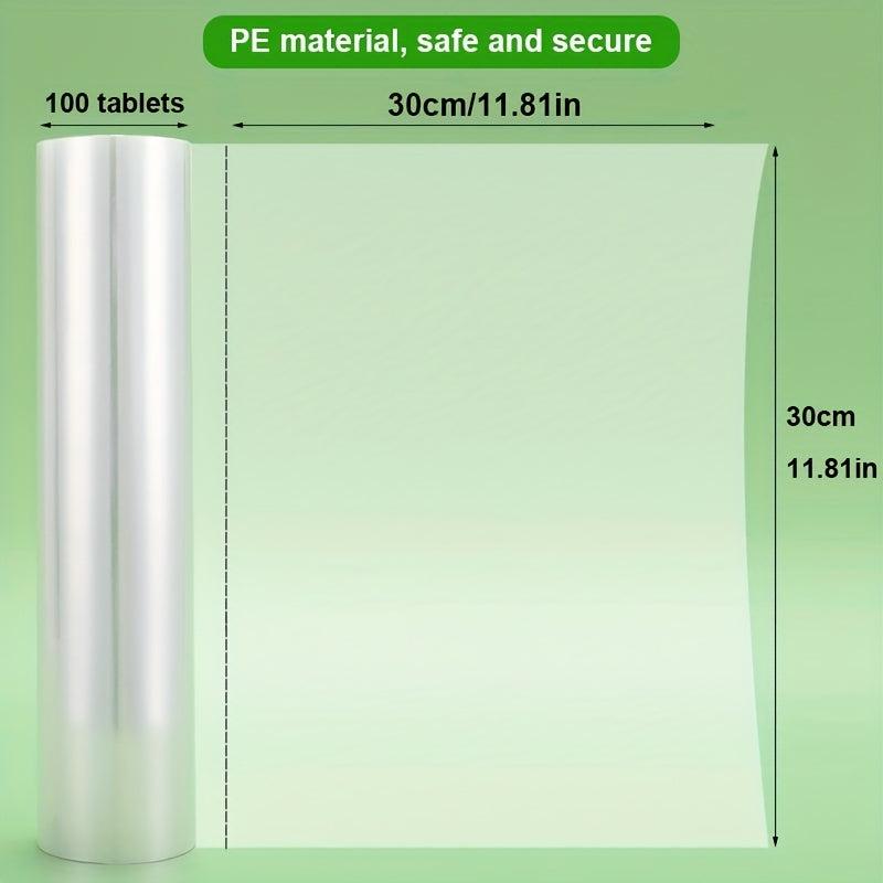 PE Plastic Wrap Food Hand tearing Type Cling Film