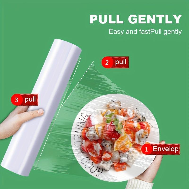 PE Plastic Wrap Food Hand tearing Type Cling Film