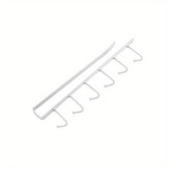 6-Hook Under Cabinet Storage Rack for Coffee Cups/Kitchen Accessories