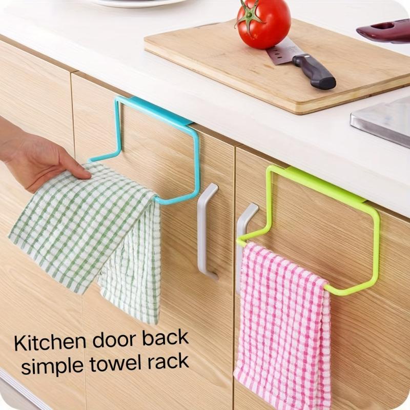 Single Rod Towel Rack Cloth Hanger Towel Bar Multipurpose Sundries Hanger