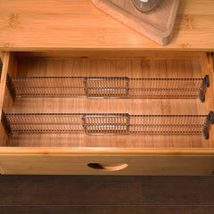 2pcs Adjustable Drawer Storage Partition Organizer Shelves