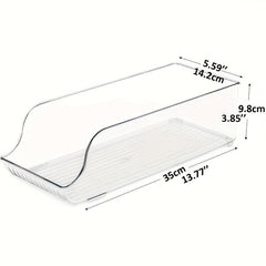 2pcs Fridge Organizer Bins Soda Can Dispenser Beverage Holder Pantry Storage Rac