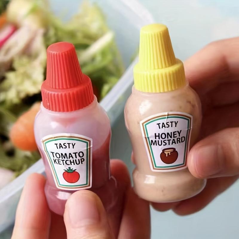 Mini Ketchup Sauce Bottle Portable Salad Container Lunch Box Kitchen Supplies