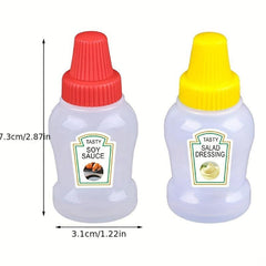 Mini Ketchup Sauce Bottle Portable Salad Container Lunch Box Kitchen Supplies