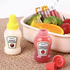Mini Ketchup Sauce Bottle Portable Salad Container Lunch Box Kitchen Supplies