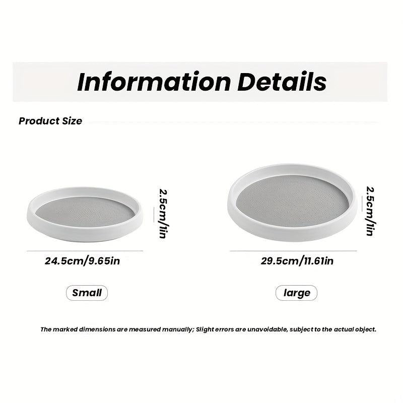 Non Skid Turntable Lazy Susan Organizer for Kitchen Cabinet Pantry Organization