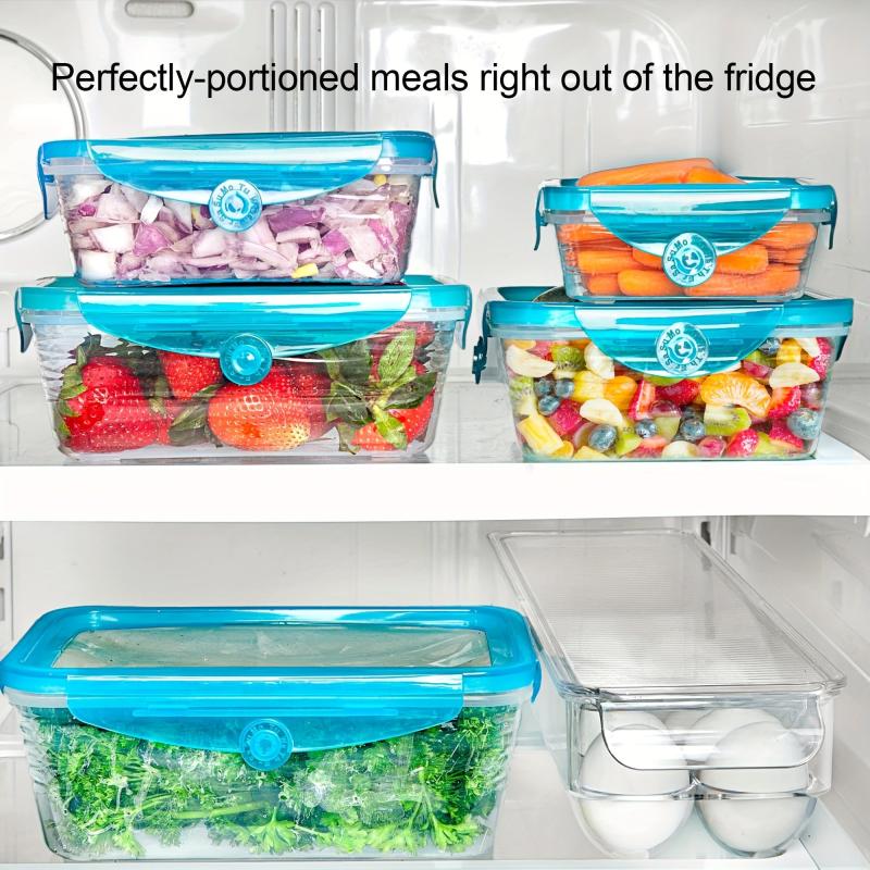 6pcs BPA Silicon Food Containers with Leak Proof Lids