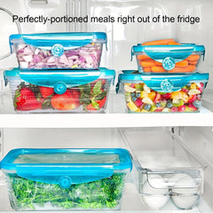 6pcs BPA Silicon Food Containers with Leak Proof Lids