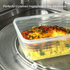 6pcs BPA Silicon Food Containers with Leak Proof Lids