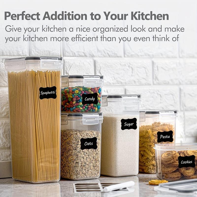 9pc Airtight Food Containers Set BPA-Free for Dry Food