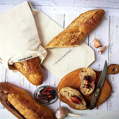 Linen Bread Bag Reusable Drawstring Homemade Craftsman Storage Bag