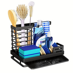 Sink Organizer with Removable Drain Pan Keep Your Sink Clean