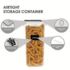 4pcs BPA Airtight Food Storage Container - 2.0L Capacity