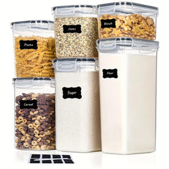 12pcs Airtight Food Storage Containers BPA Free Dry Food Canisters