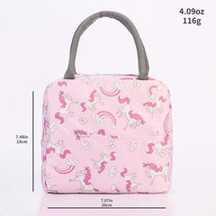 Unicorn Insulated Lunch Bag Aluminum Foil Leakproof Freezable