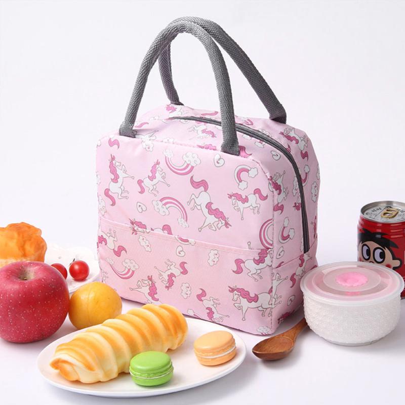 Unicorn Insulated Lunch Bag Aluminum Foil Leakproof Freezable