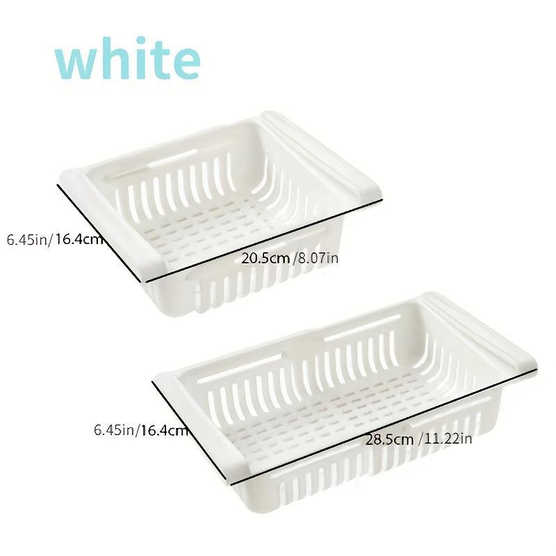 Refrigerator Hanging Storage Basket Layered Shelves Pull-out Egg Rack Kitchen
