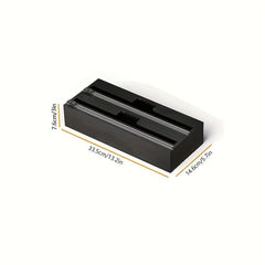 Bamboo Cling Film Storage Box Wrap Dispenser With Cutter