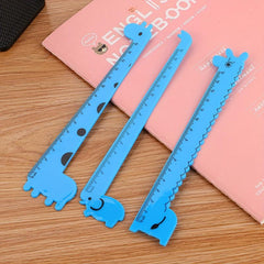 Blind Box Pack of 4 Creative Cartoon Rulers for Students