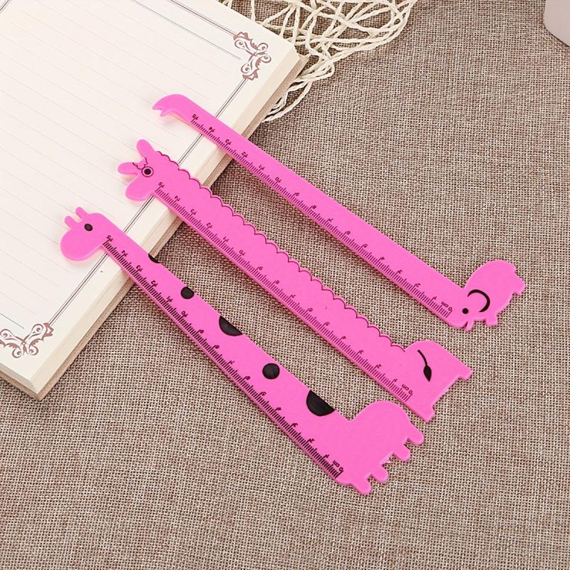 Blind Box Pack of 4 Creative Cartoon Rulers for Students