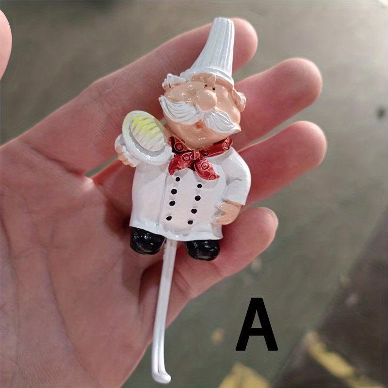Cartoon Chef Hook for Kitchen and Bathroom Storage