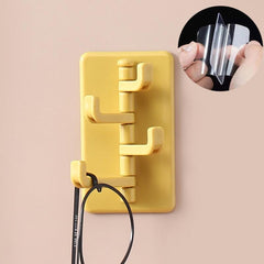 Creative Self-adhesive Organ Hook Storage Rack Wall Shelf