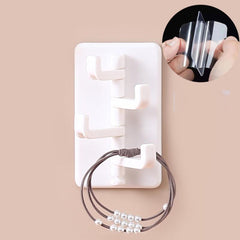 Creative Self-adhesive Organ Hook Storage Rack Wall Shelf