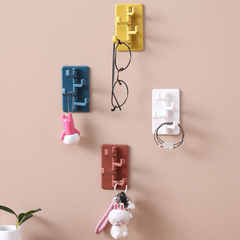 Creative Self-adhesive Organ Hook Storage Rack Wall Shelf