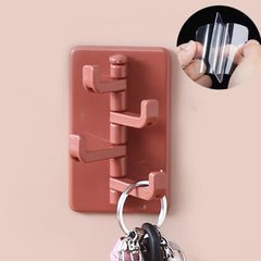 Creative Self-adhesive Organ Hook Storage Rack Wall Shelf