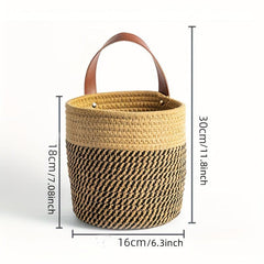 Kitchen Hanging Basket Cotton Thread Woven Storage Basket