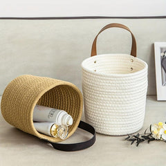 Kitchen Hanging Basket Cotton Thread Woven Storage Basket