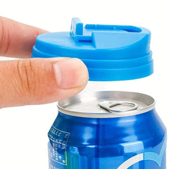 3pcs Plastic Can Lids Reusable Pop Can Tops for Standard Size Cans Soda