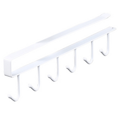 2pcs Under Shelf Mug Hooks for Flat Buttons Cabinet Kitchen