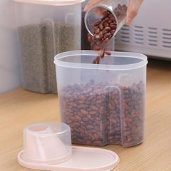 1Pc Airtight Food Storage Containers With Lids Measuring Cup
