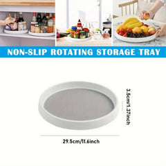 360 Rotatable Spice Rack Lazy Susan for Kitchen Supplies Cosmetics Jewelry