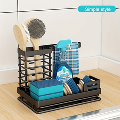 3 In 1 Kitchen Sponge Holder with Drain Tray