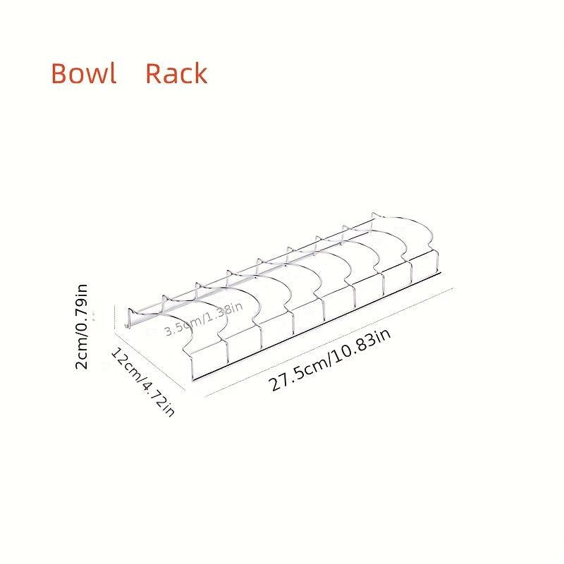 Stainless Steel Dish Drainer & Bowl Rack Kitchen Organizer