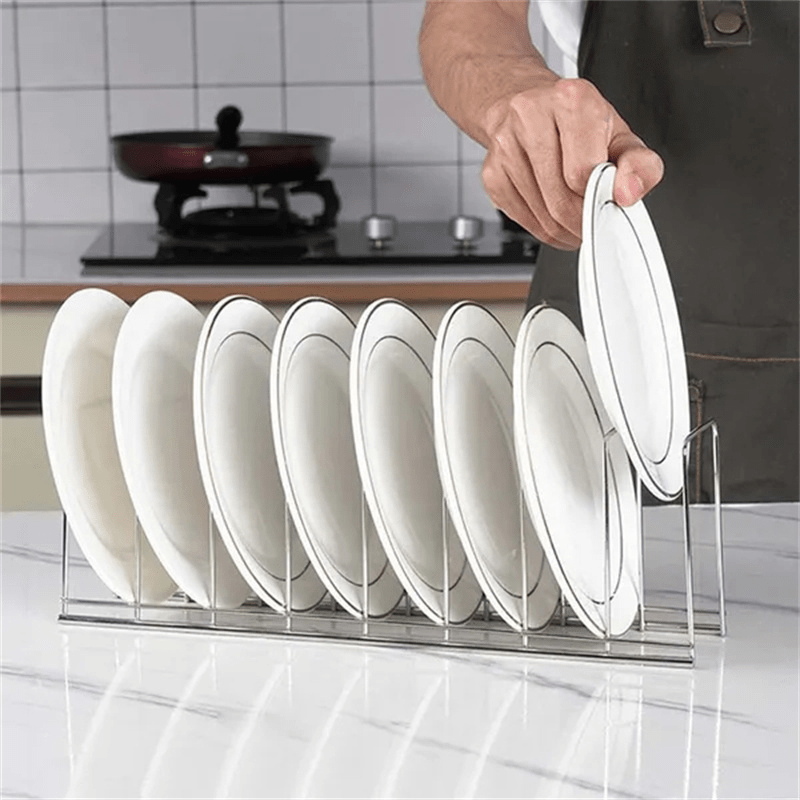 Stainless Steel Dish Drainer & Bowl Rack Kitchen Organizer