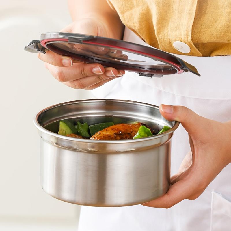 Durable Plastic Food Containers for Fridge & Freezer Organization