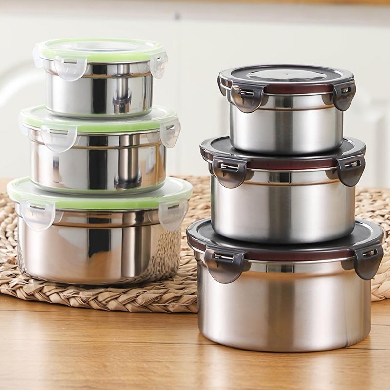 Durable Plastic Food Containers for Fridge & Freezer Organization