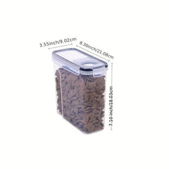 Airtight Food Storage Containers Set Kitchen & Pantry Organizer with Lids Labels