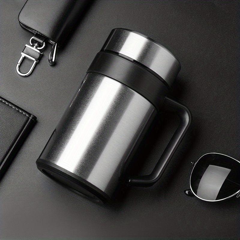 400ml Thermal Cup With Tea Infuser Stainless Steel Vacuum Insulated