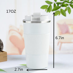 Stainless Steel Vacuum Insulated Coffee Cup for Office and Travel