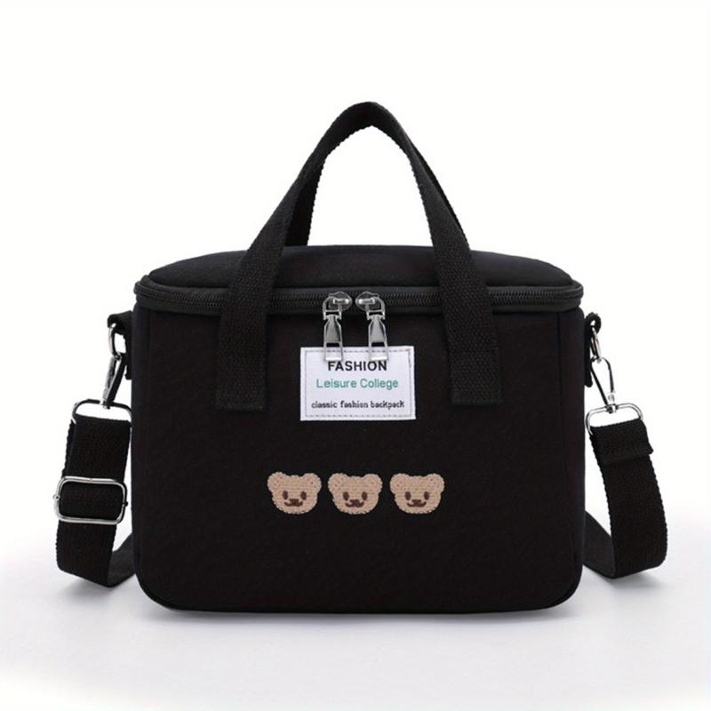Bear Pattern Insulation Mommy Bag Diaper Storage Baby Care Essentials