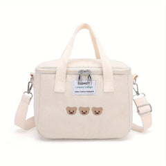 Bear Pattern Insulation Mommy Bag Diaper Storage Baby Care Essentials